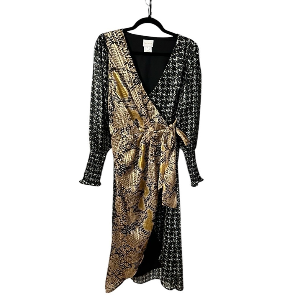 Anthropologie FOXIEDOX Nalia Wrap Dress Size Small